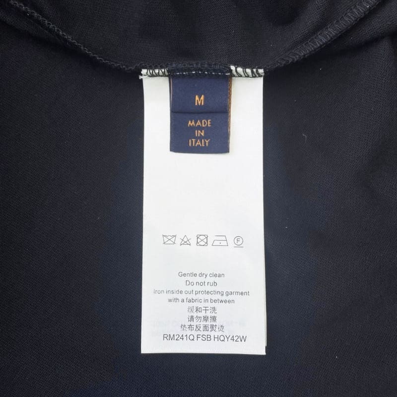 T-shirt Louis Vuitton Gradient Cotton Black