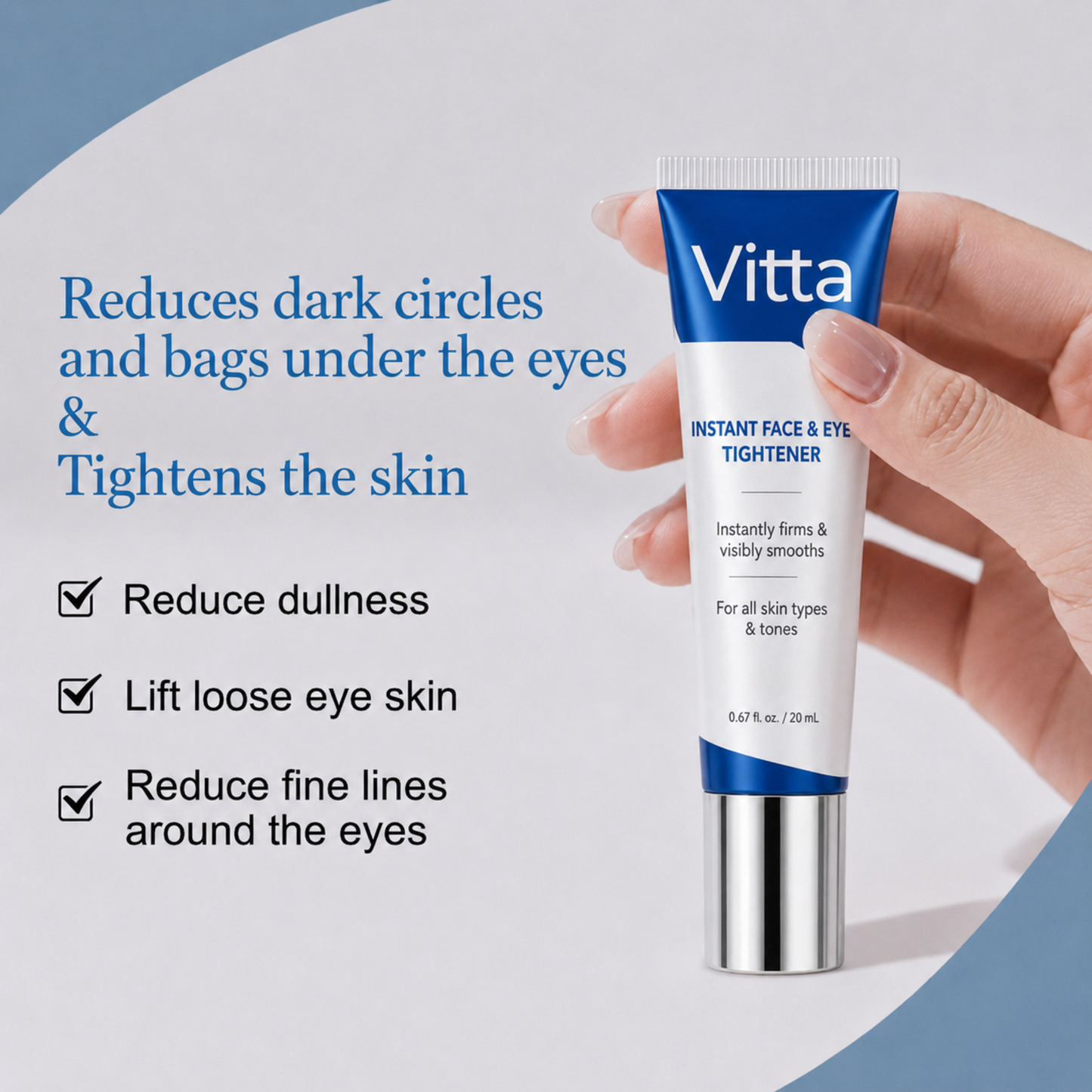 Vitta Derm™ Instant Face Temporary Tightener – Instant visible results in 60 seconds