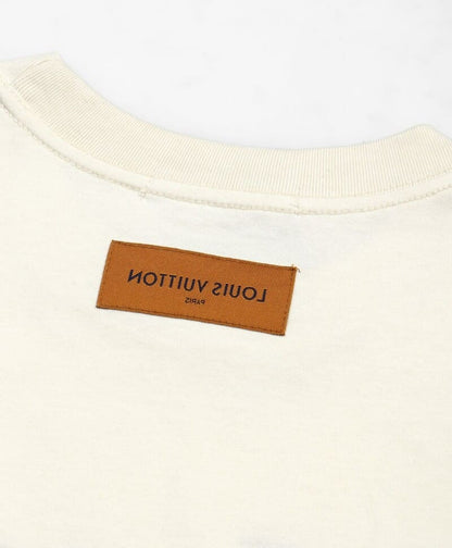 T-shirt Louis Vuitton Cream LV Lovers