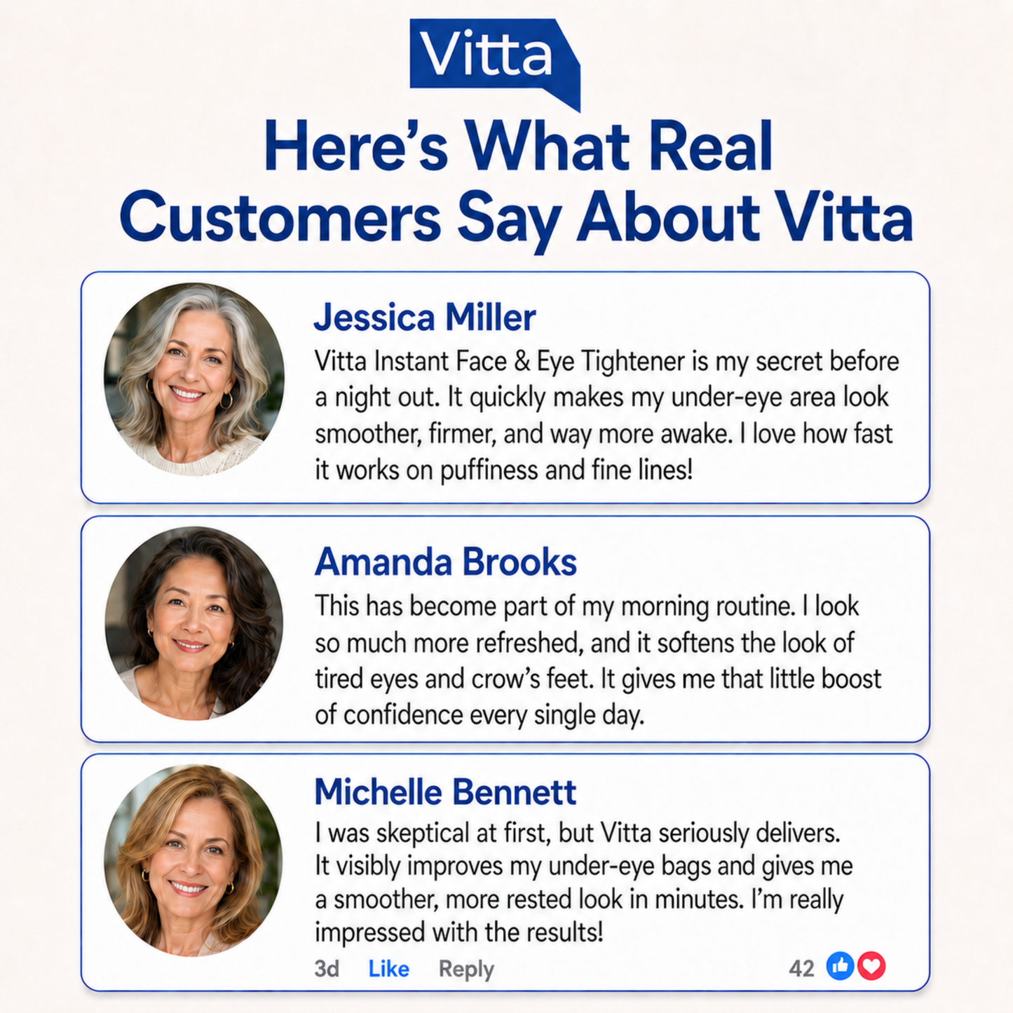 Vitta Derm™ Instant Face Temporary Tightener – Instant visible results in 60 seconds