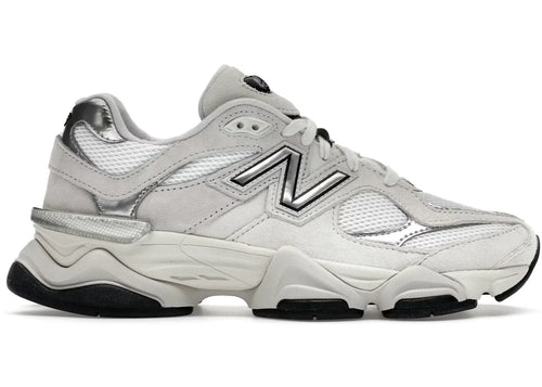 New Balance 9060 White Black Metallic Silver
