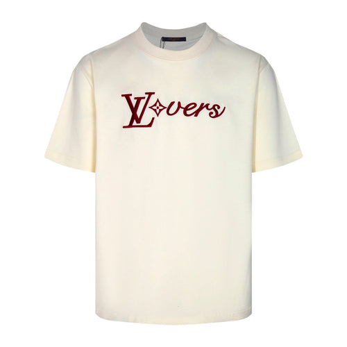 T-shirt Louis Vuitton Cream LV Lovers