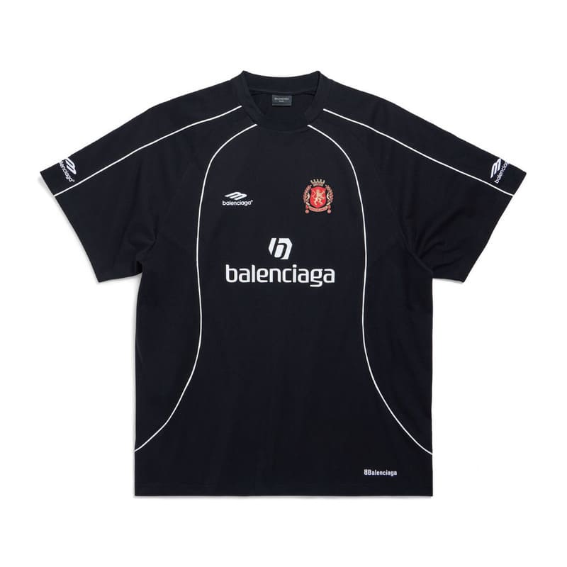 T-shirt Balenciaga Paris #10 Soccer Jersey Oversized
