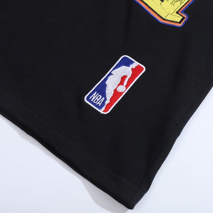 T-shirt Louis Vuitton x NBA Crossover Round Neck Printing