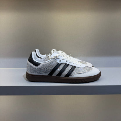 Adidas Samba OG Rhinestone Crystal White Silver (Pronta Entrega)