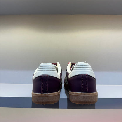 Adidas Samba OG Maroon Gold Metallic (Pronta Entrega)