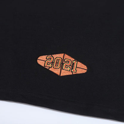 T-shirt Louis Vuitton x NBA Crossover Round Neck Printing