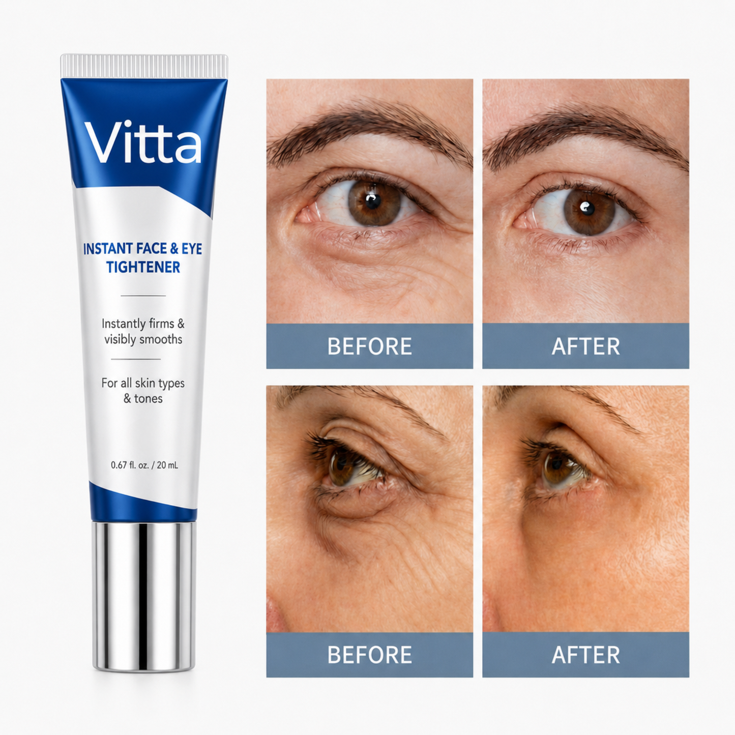 Vitta Derm™ Instant Face Temporary Tightener – Instant visible results in 60 seconds