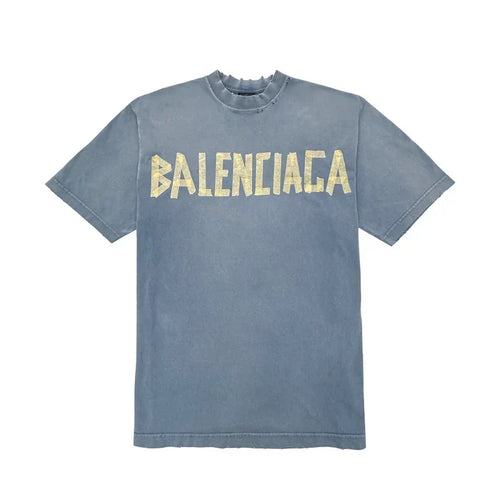 T-shirt Balenciaga Tape Type Azul