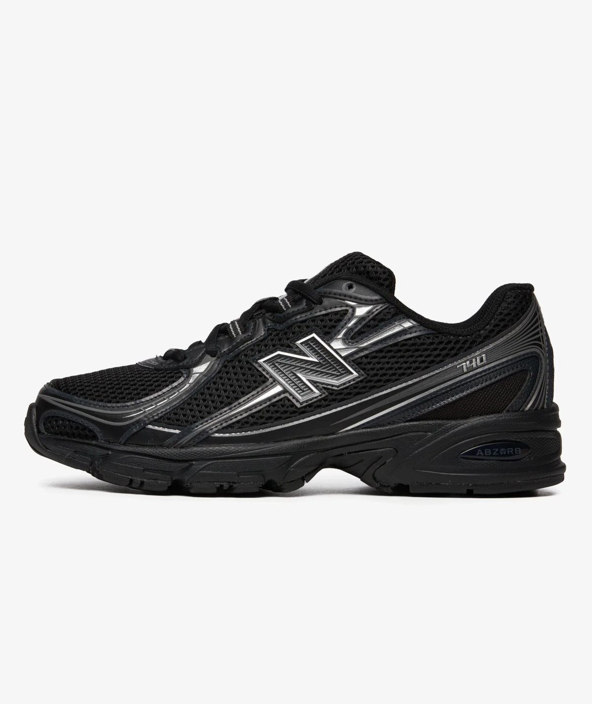 New Balance 740v2 Black Grey Silver