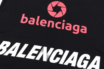 T-shirt Balenciaga Top League T-shirt Oversized Black