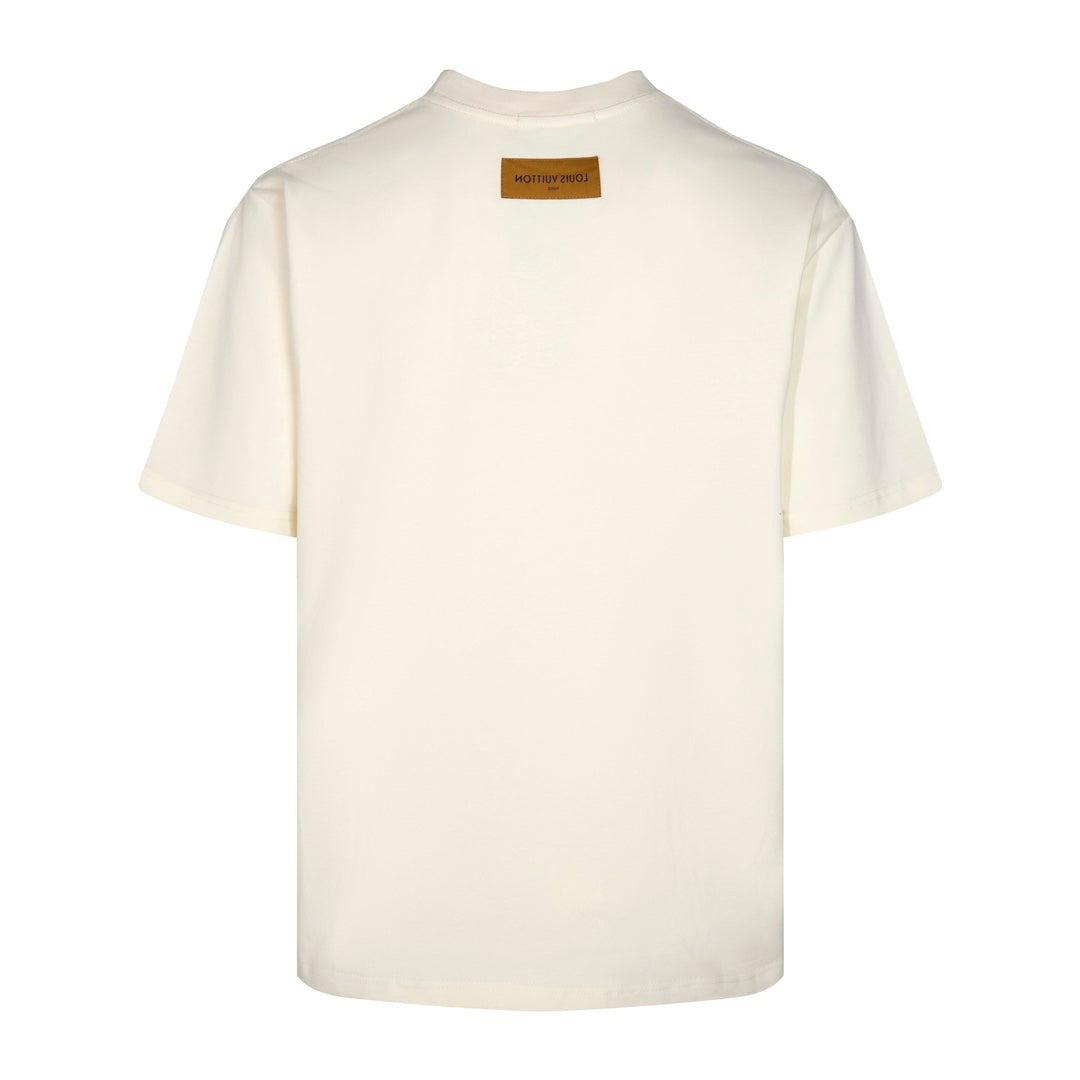 T-shirt Louis Vuitton Cream LV Lovers