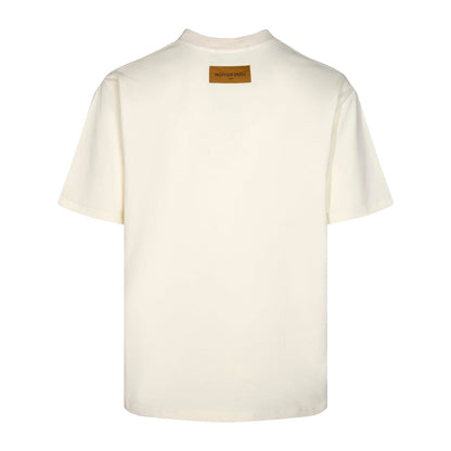T-shirt Louis Vuitton Cream LV Lovers