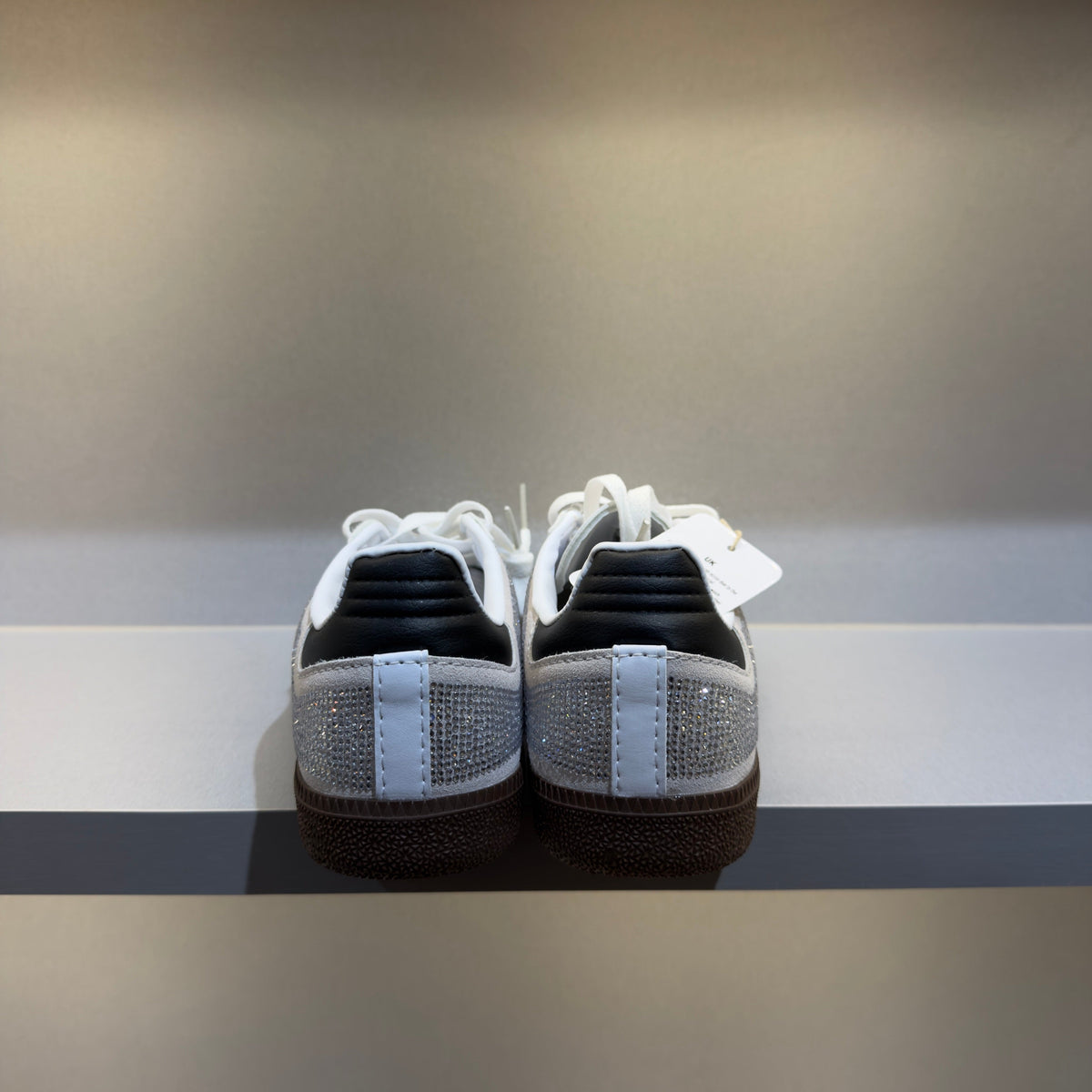 Adidas Samba OG Rhinestone Crystal White Silver (Pronta Entrega)