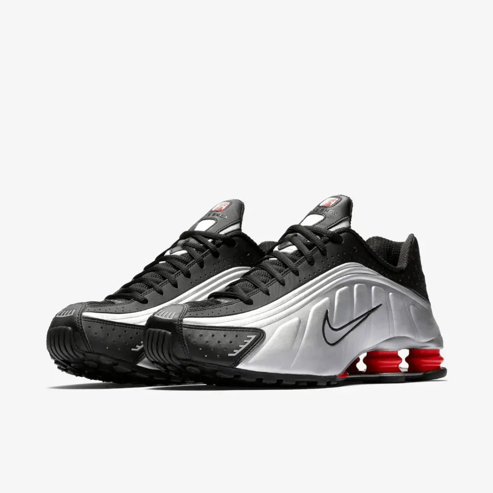 Nike Shox R4 Black Metallic Silver