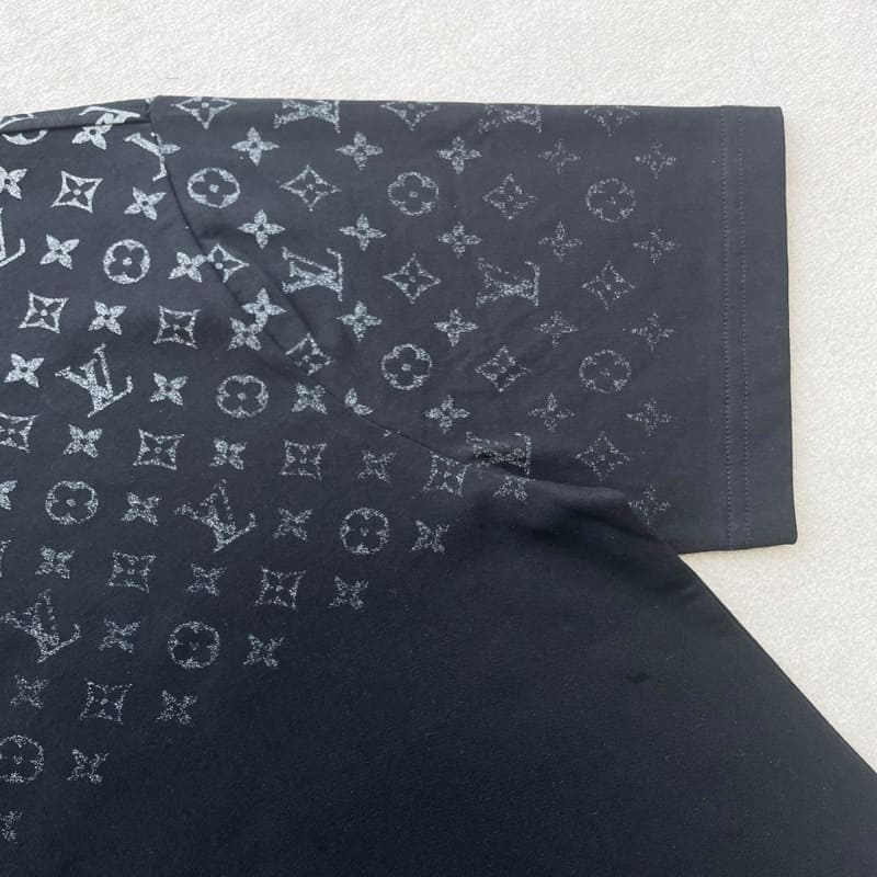 T-shirt Louis Vuitton Gradient Cotton Black