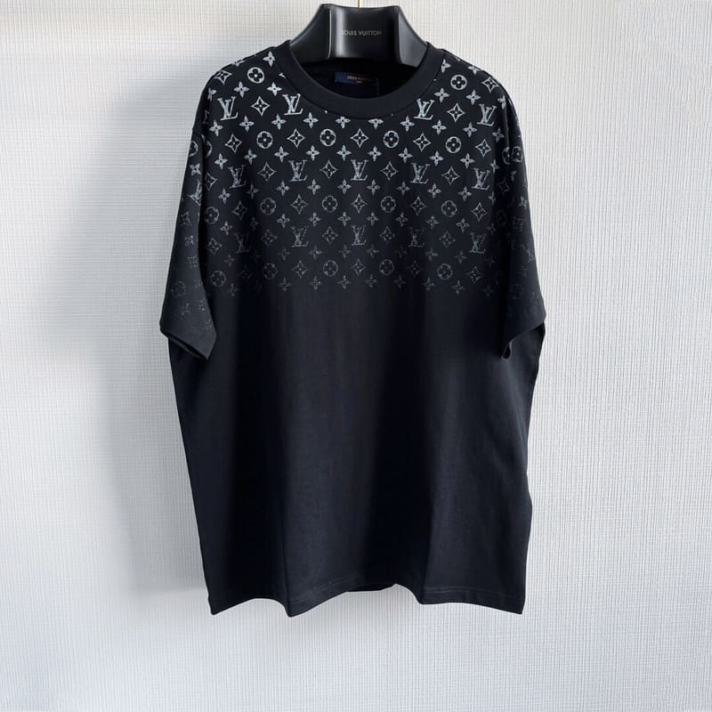T-shirt Louis Vuitton Gradient Cotton Black