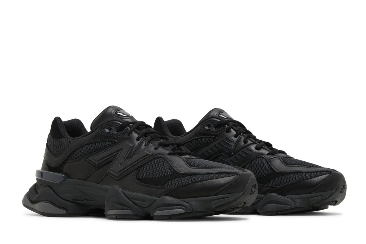 New Balance 9060 Triple Black Leather