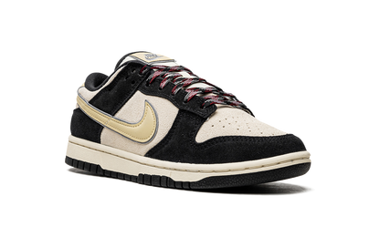 Nike Dunk Low LX Black Suede Team Gold